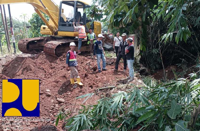 Jembatan Pendem Mulai Diperbaiki, Akses Vital Warga Jati Agung Segera Pulih