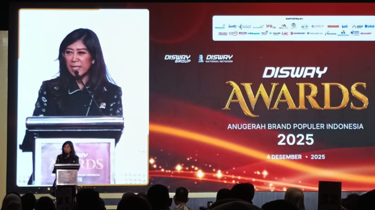 Menkomdigi Meutya Hafid Sebut Disway Award 2025 Momentum Krusial Penguatan Branding Nasional dan UMKM