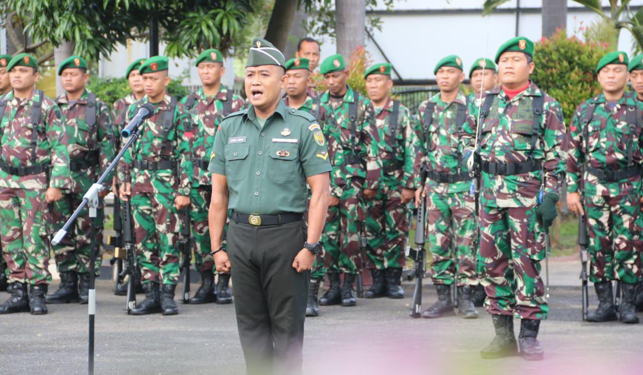 Pimpin Upacara, Mayor Inf H.G Sinaga : Wujud Nyata Kecintaan Prajurit dan PNS Kodim ke NKRI