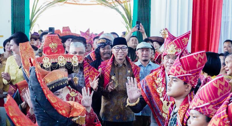 Pagelaran Budaya Karo di Lampung, Gubernur Mirza Tekankan Pentingnya Toleransi dan Persaudaraan