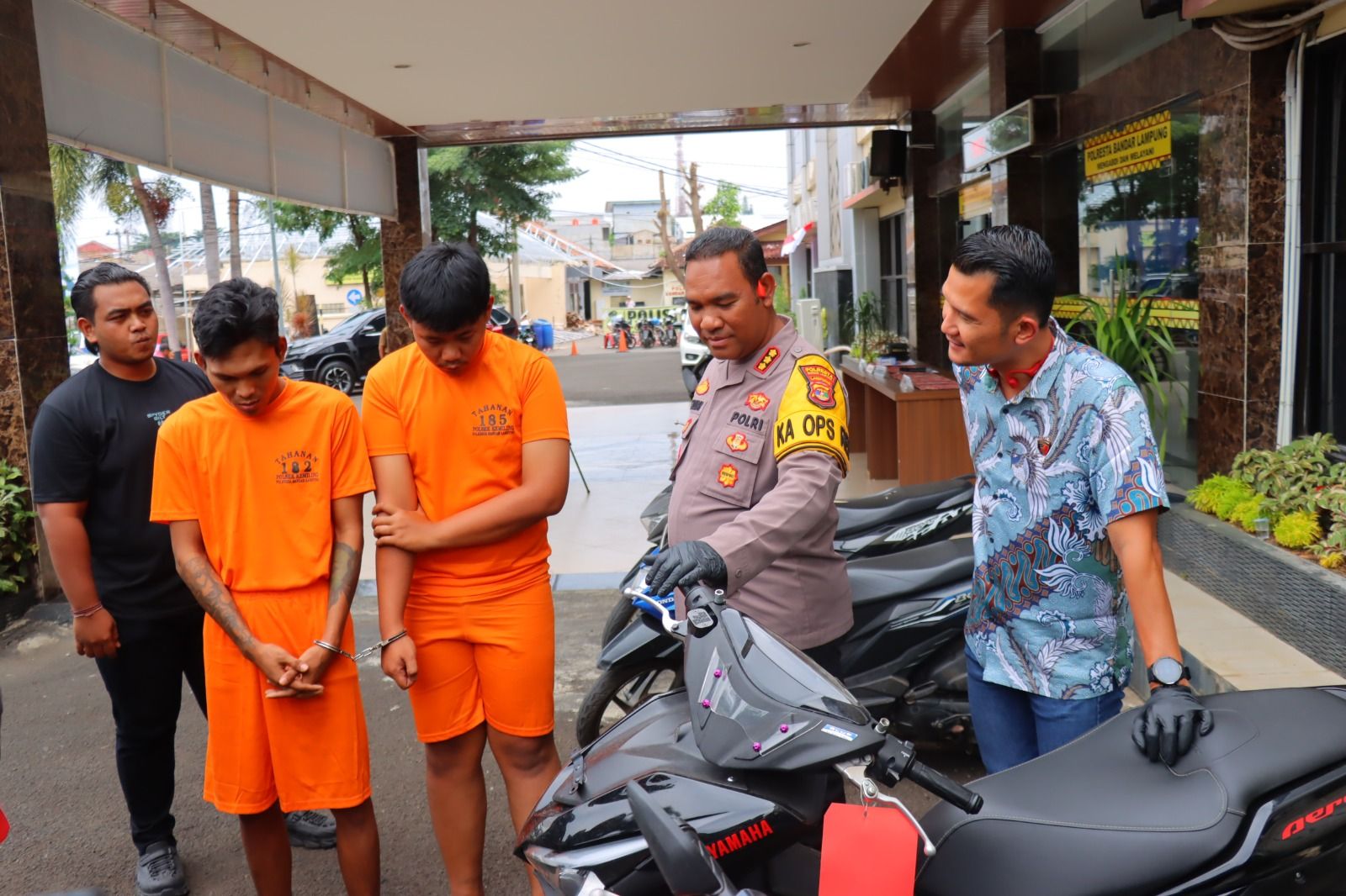  Jual Motor Curian di Facebook, Dua Pemuda Asal Kemiling di Ditangkap Polisi