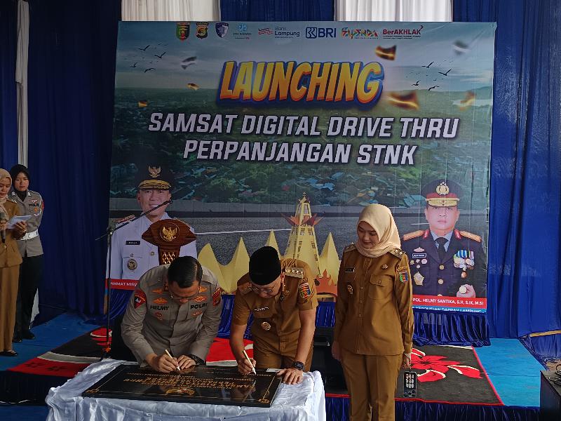 Gubernur Mirza Luncurkan Samsat Digital Drive Thru, Dorong Peningkatan Layanan dan Pendapatan