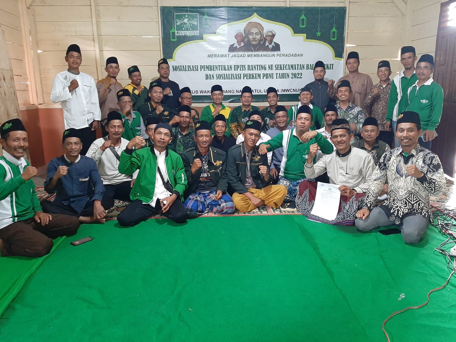 Selangkah Lebih Maju Terapkan Perkum PBNU Terbaru, PCNU Lampung Barat Apresiasi MWCNU Balik Bukit