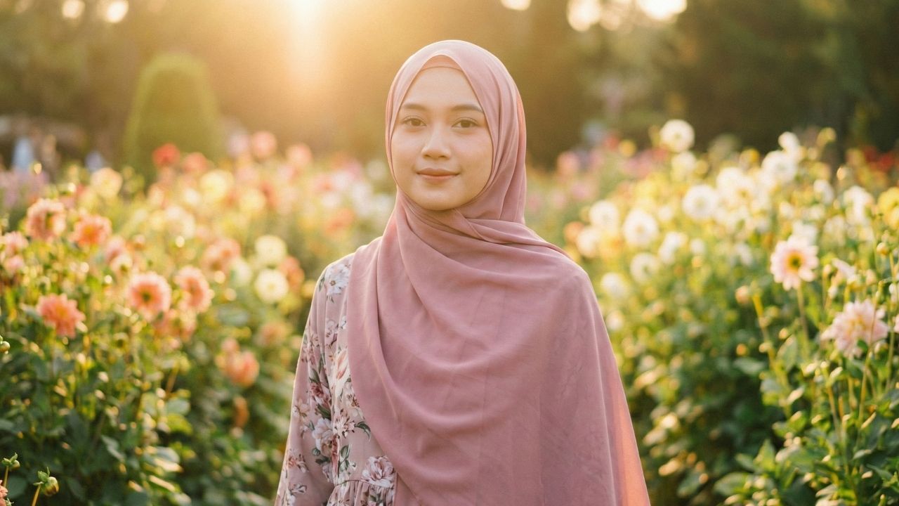 Hijab Pashmina Ceruty dan Silk, Menutup Dada Tanpa Kehilangan Gaya