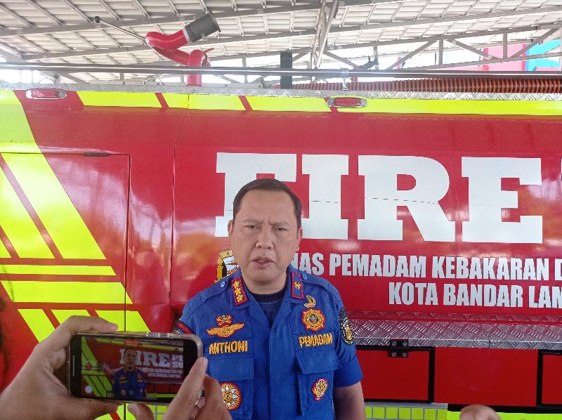 Kebakaran Akibat Korsleting Listrik Terjadi di Teluk Betung Selatan