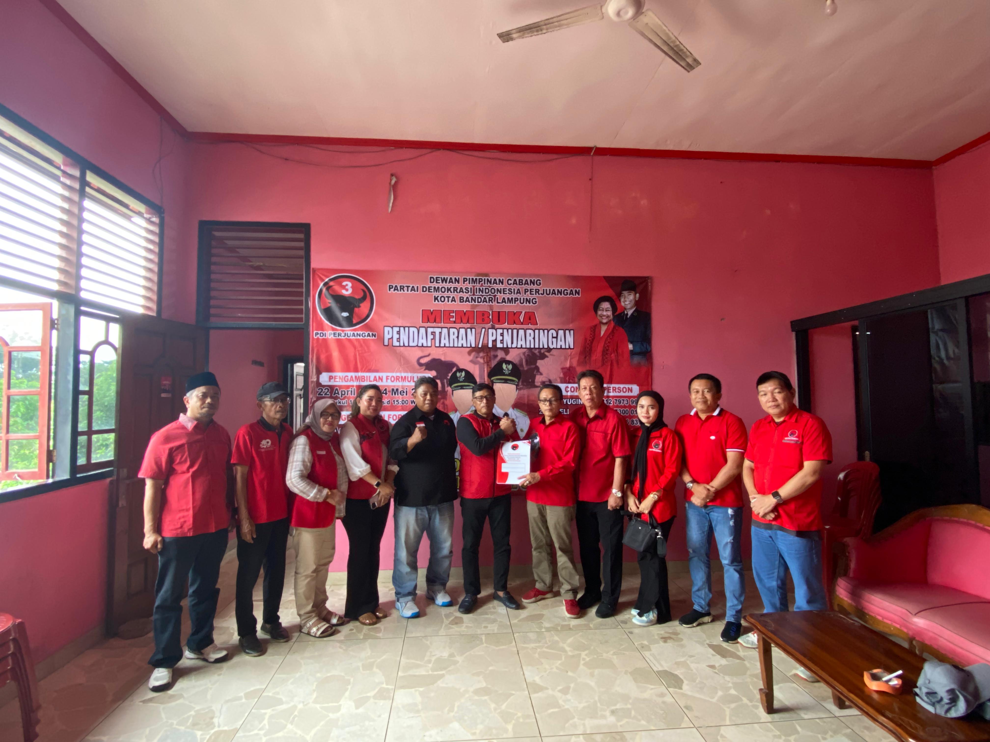Ramaikan Pecalonan, Ketua DPRD Bandar Lampung Wiyadi Mantap Nyalon Pilwakot