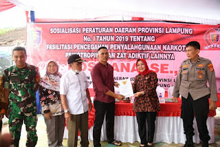 Kostiana Bersama BNN Lampung Gelar Sosialisasi Peraturan Daerah Pencegahan Narkoba