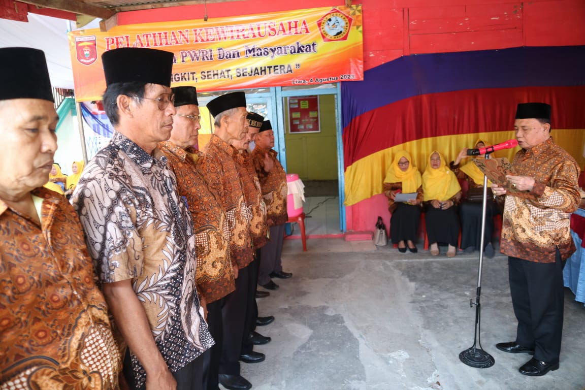 PWRI Lampung Barat Gelar Pengukuhan Pengurus Kecamatan dan Rayakan HUT Ke 61 