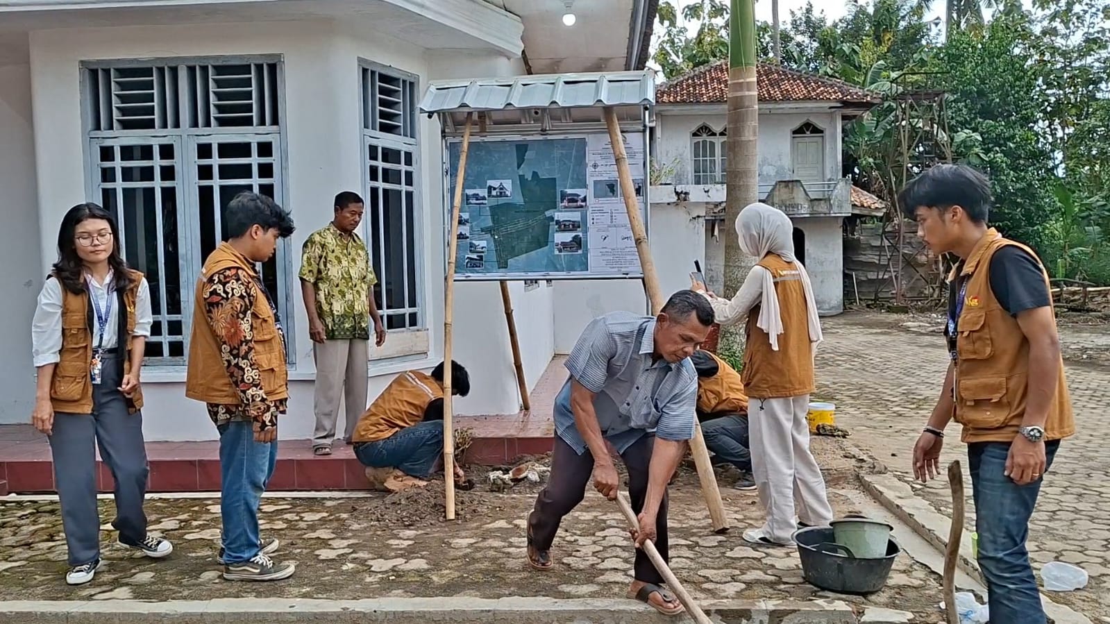 KKN ITERA Hadirkan Peta Digital untuk Pembangunan Tiyuh Mulya Kencana
