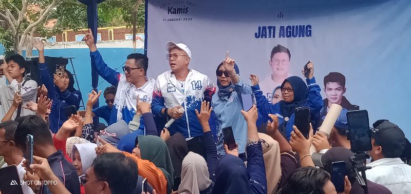 Hadirkan Artis Ibukota, Partai Demokrat Lampung Selatan Gelar Kampanye di Jati Agung