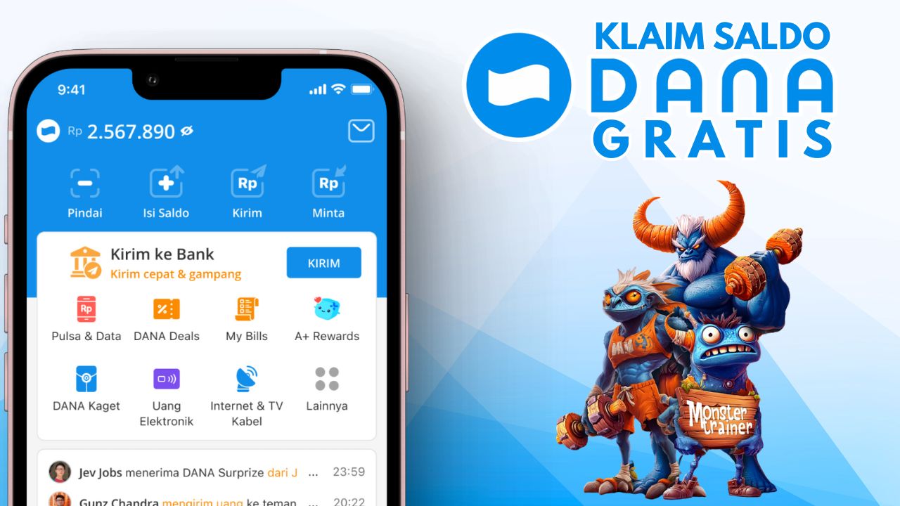Cara Dapat Saldo DANA Gratis Lewat Game Monster Trainer