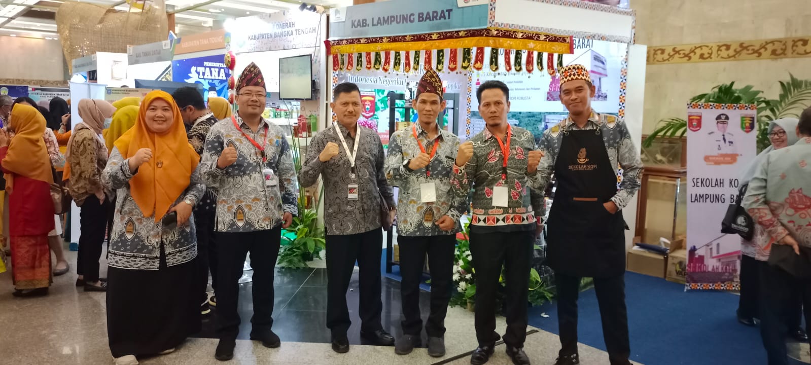 Hadiri Musrenbangnas-Expo PPD 2023, Pemkab Lambar Tampilkan Sekolah Kopi dan Produk UMKM