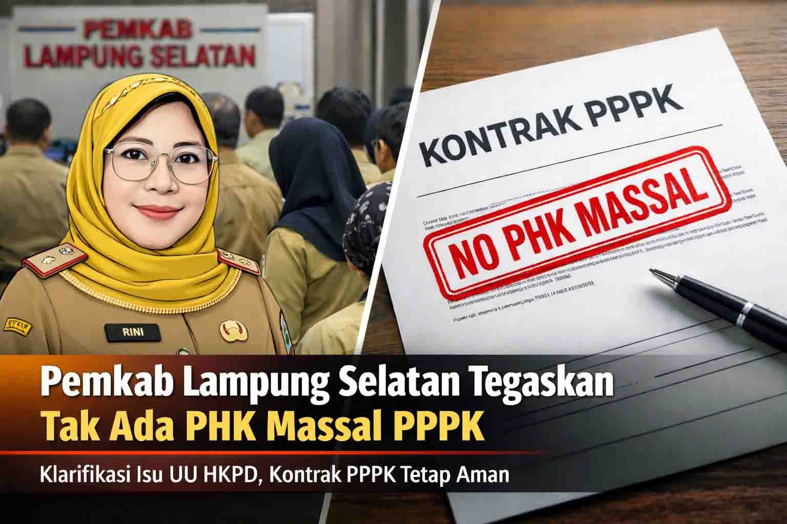 UU HKPD Disorot, Pemkab Lampung Selatan Tegaskan Tak Ada PHK Massal PPPK