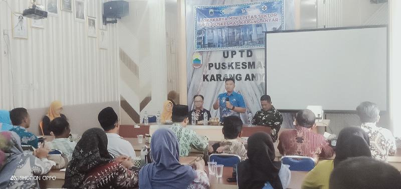 Lewat Lokmin Linsek Puskesmas Karanganyar Paparkan Capaian Kerja 