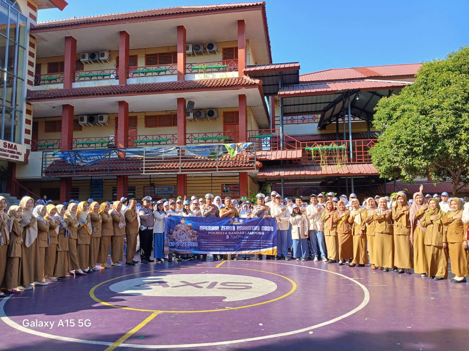 Ops Zebra 2024 Polresta Bandar Lampung Edukasi Pelajar Tentang Keselamatan Berkendara