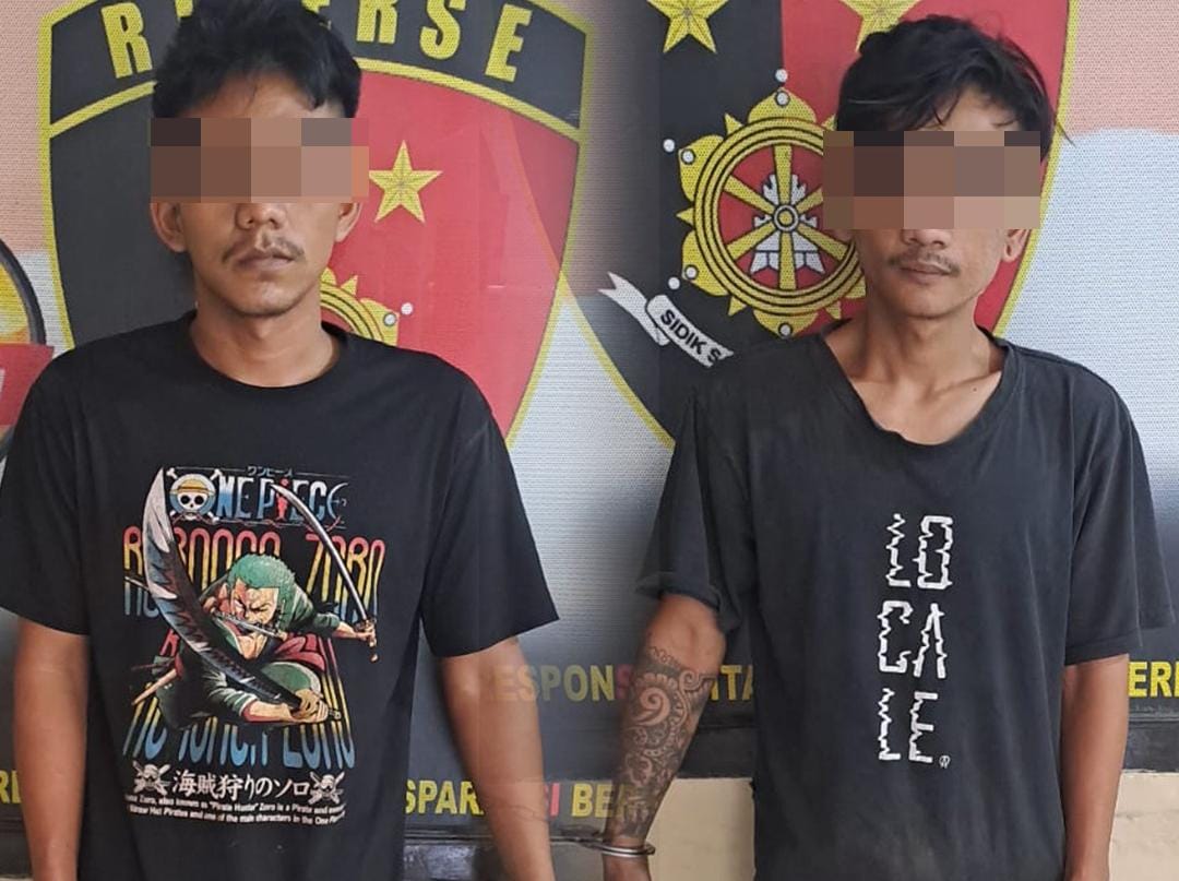 Curi Barang di Pabrik Gudang, Dua Pria asal Panjang Diringkus Polisi