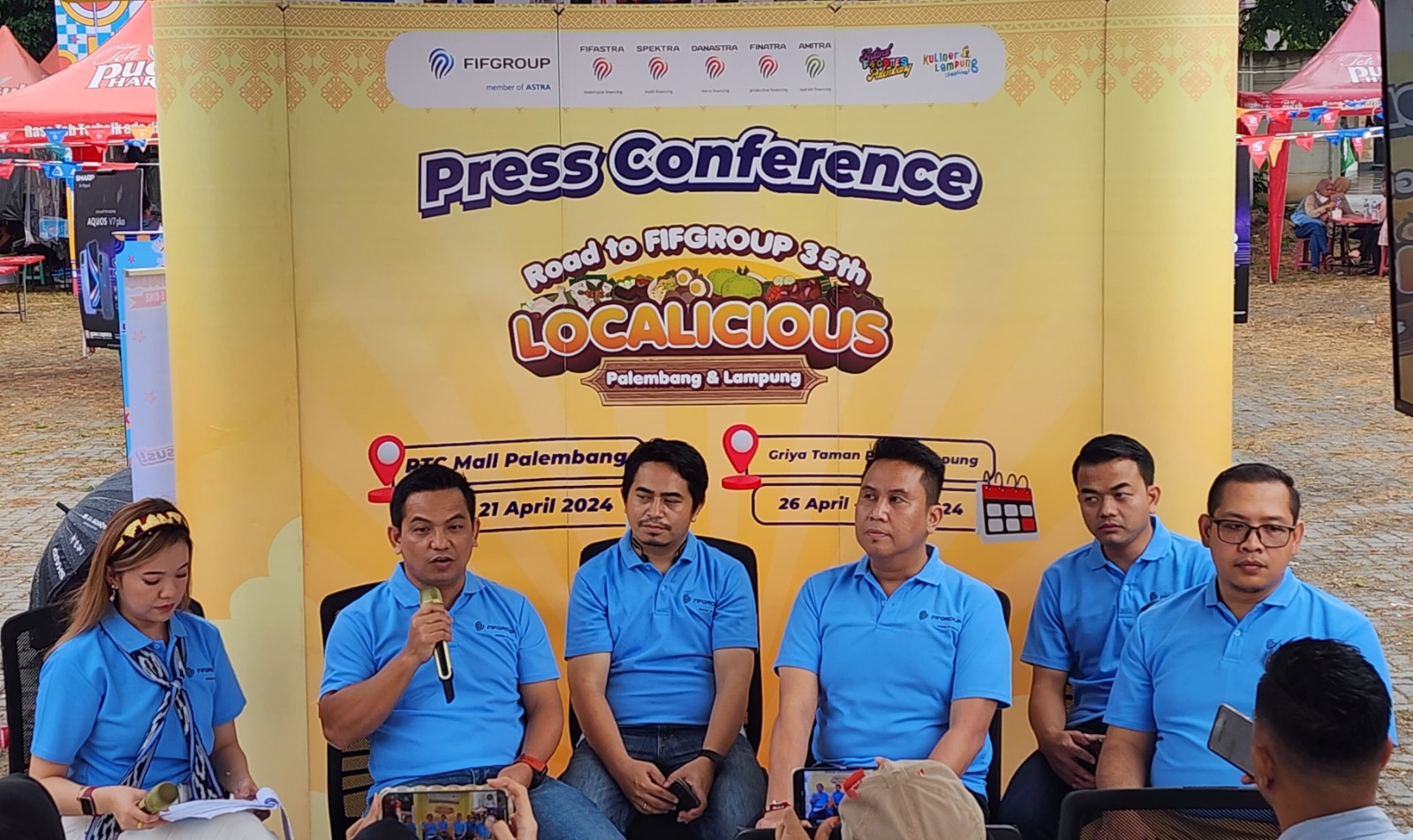 Bentuk Pelestarian Makanan Khas Indonesia, FIF Group Gelar Kuliner Lampung Festival