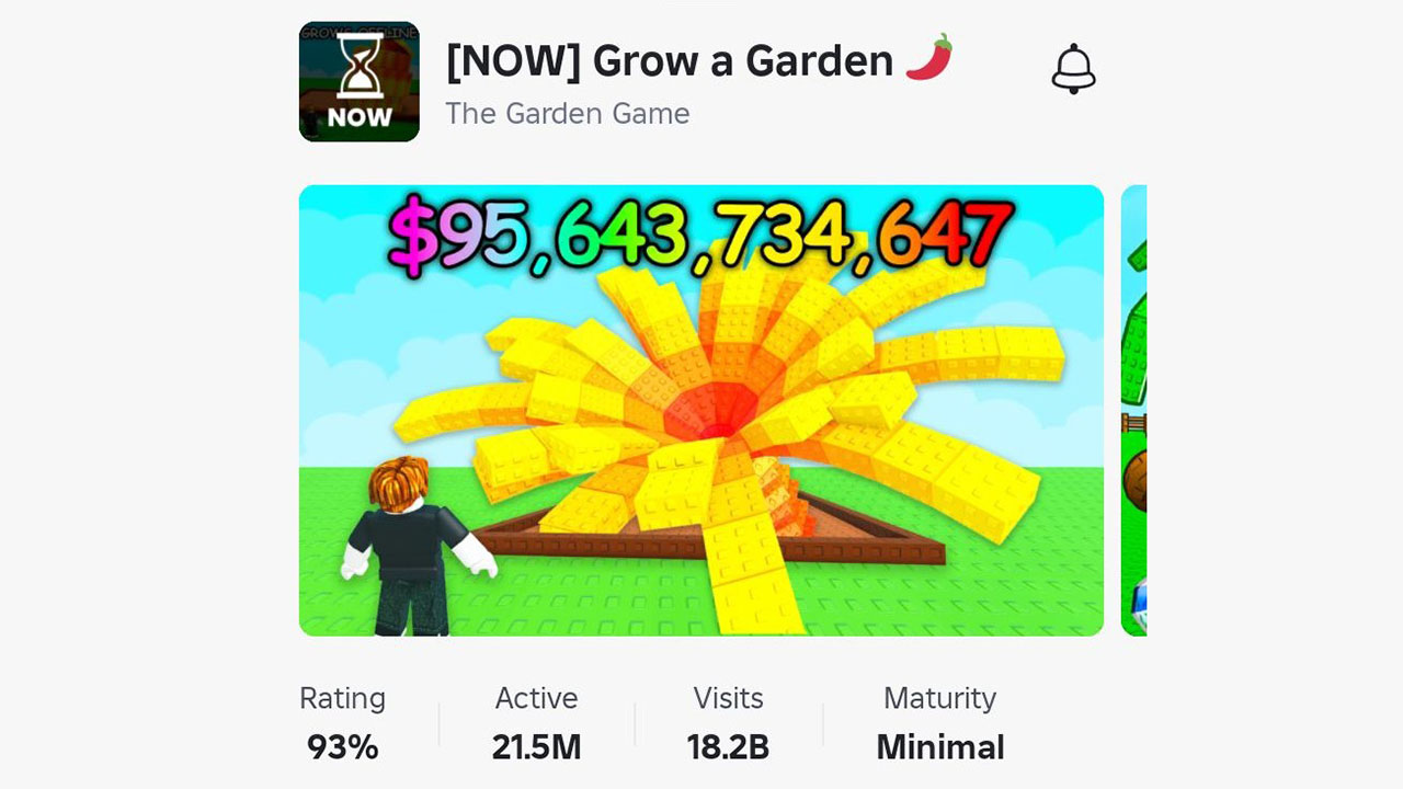 Rekor Terbaru Grow a Garden di Roblox, Capai 21 Juta Pemain dalam Satu Waktu!