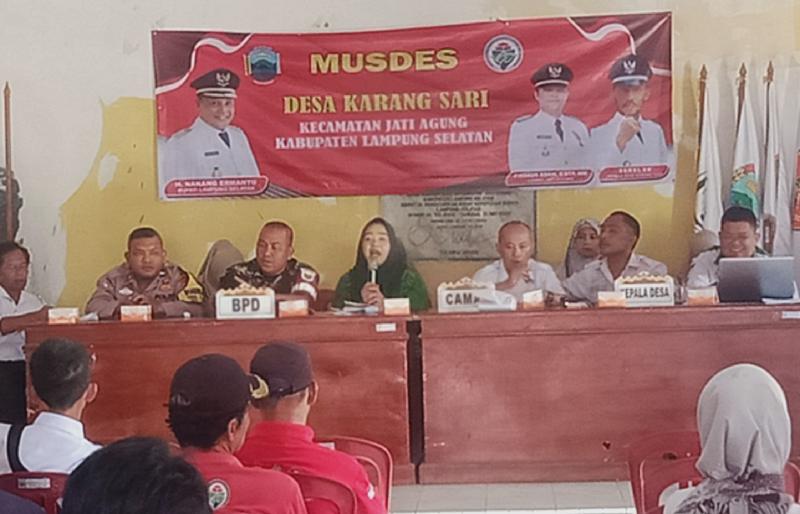 Pemerintah Desa Karangsari gelar Musdes Tim Penyusun Perubahan RPJMDes dan RKPDes 2025