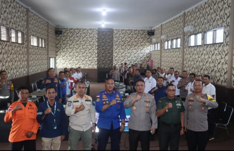 Antisipasi Karhutla, Polres Lamsel Gelar Rakor Lintas Sektoral 