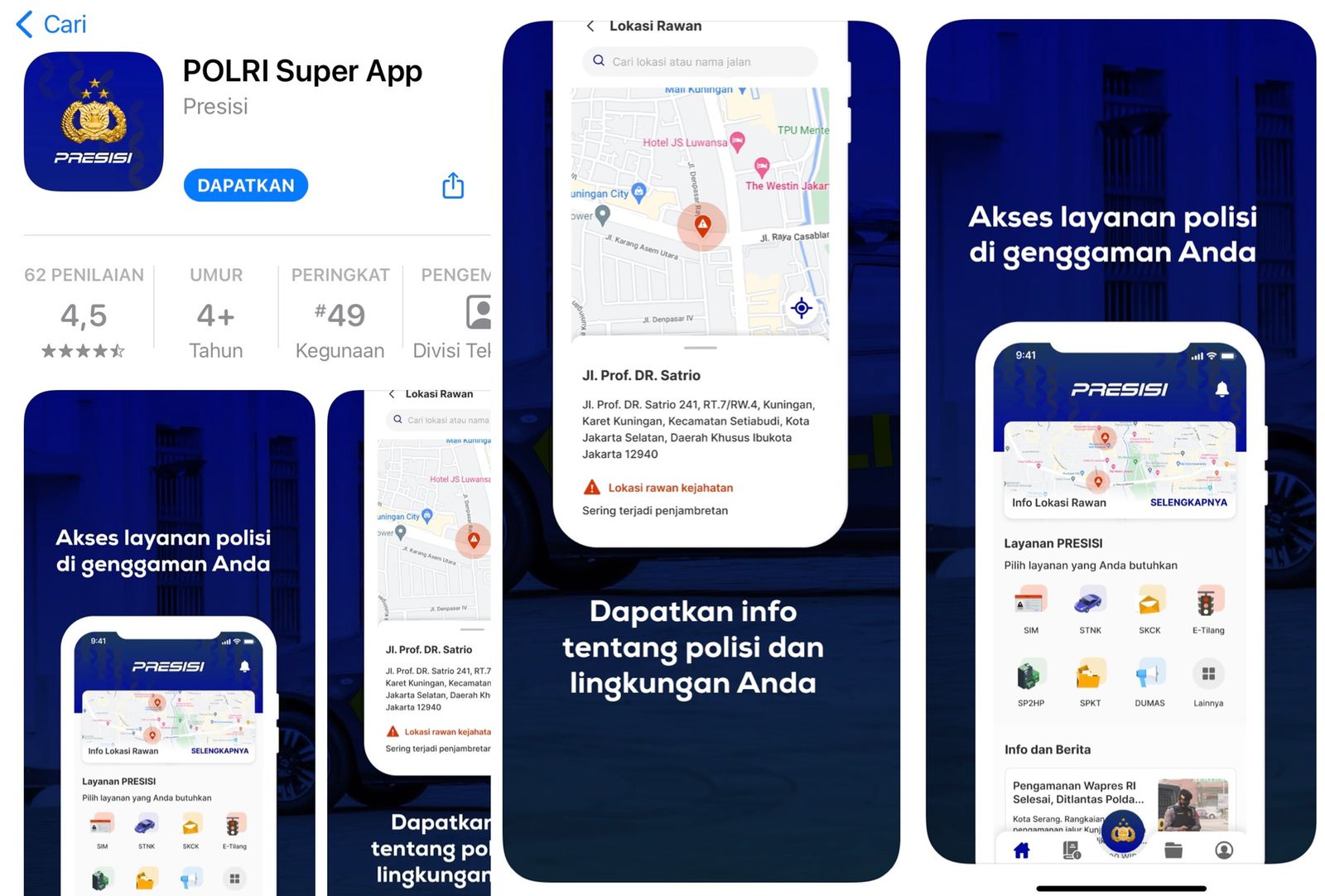 Aplikasi Polri Super App Diluncurkan, Polres Lambar Mulai Sosialisasi