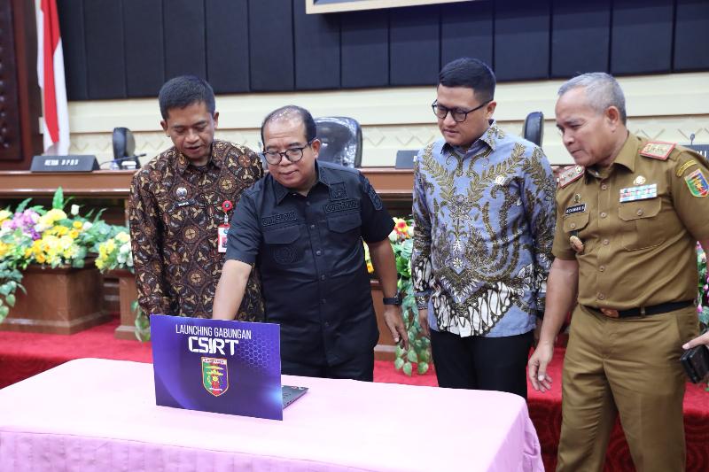 Pj Gubernur Lampung Luncurkan CSIRT untuk Perkuat Keamanan Siber di 6 Kabupaten