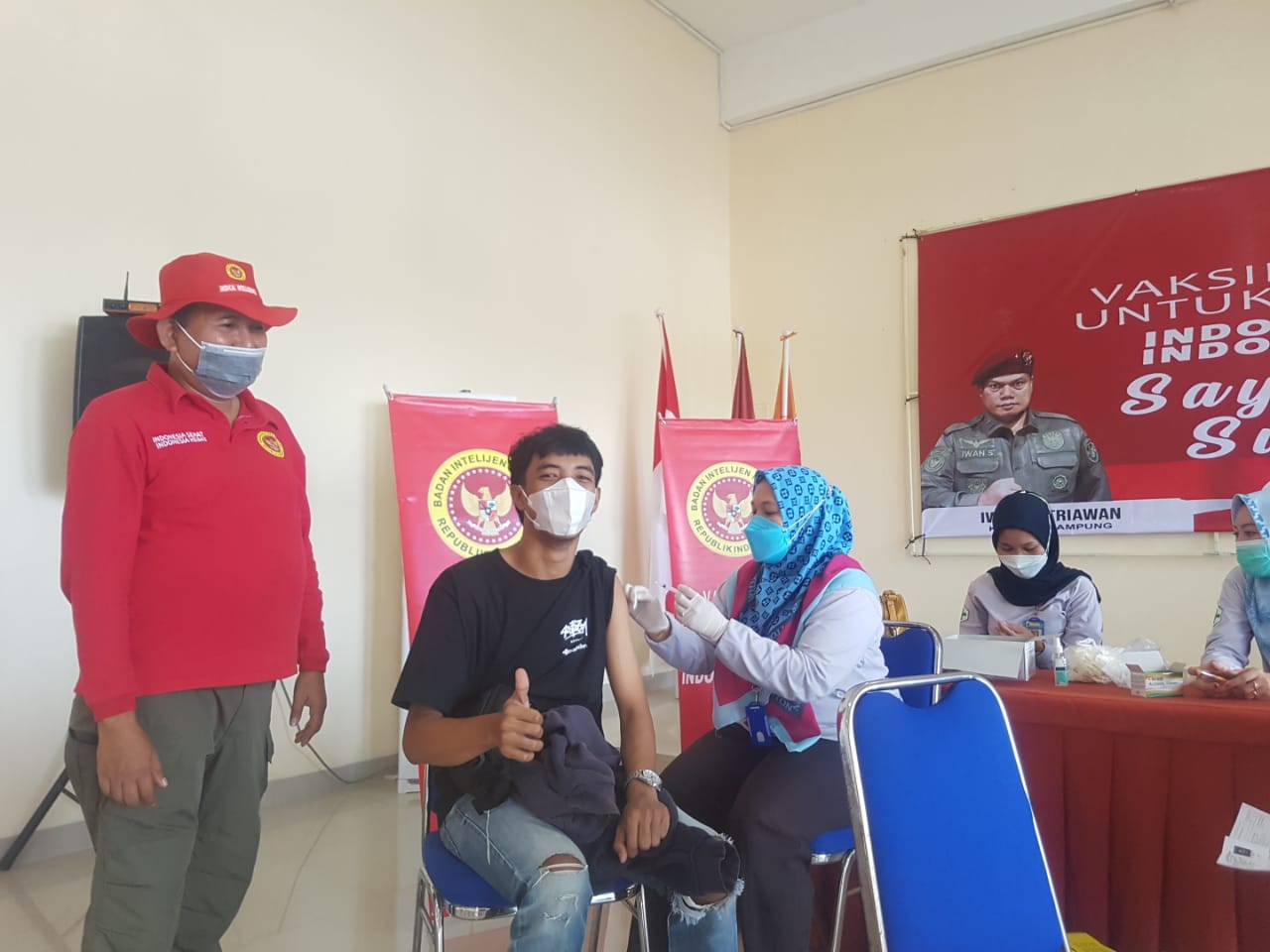 Binda Lampung Lanjutkan Percepatan Vaksinasi di UTB