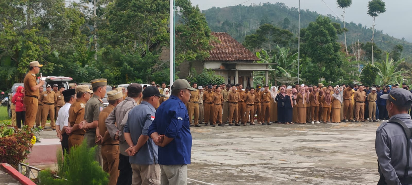 Kecamatan Air Hitam Gelar Apel Bersama Persiapan Pemilu 2024