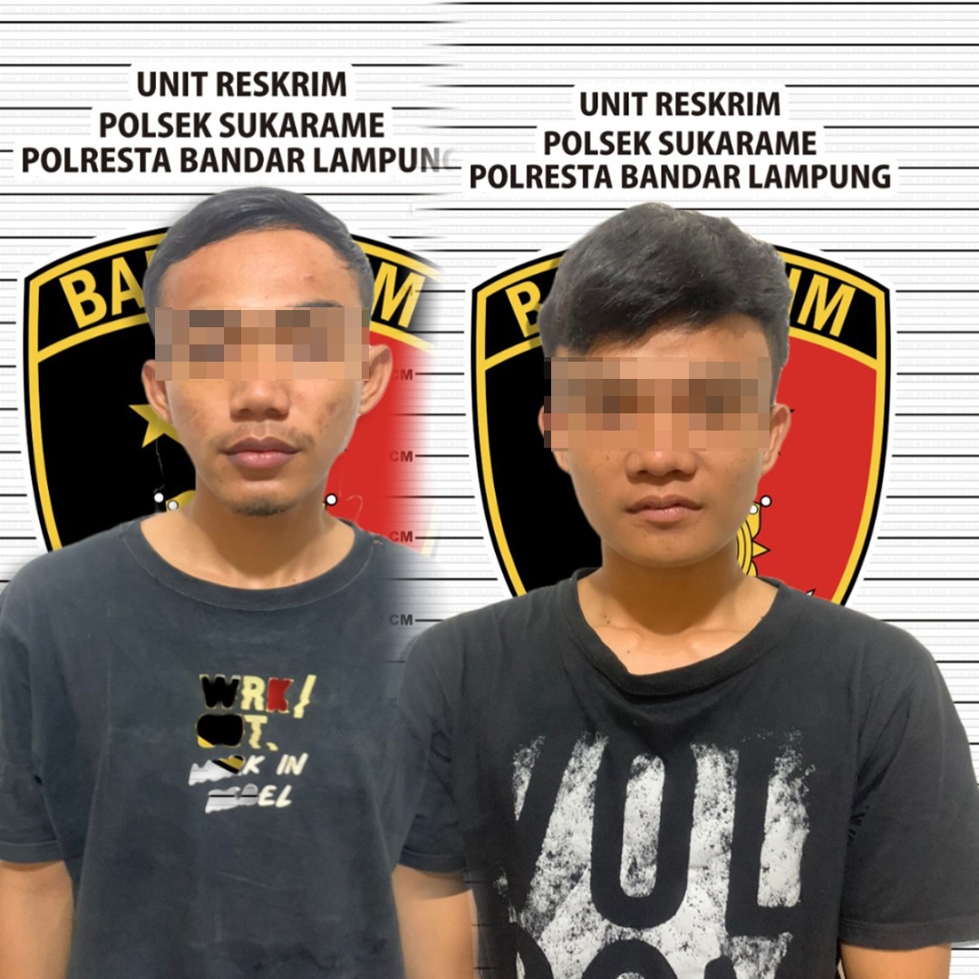 Polisi Tangkap Dua Residivis Curanmor di Bandar Lampung