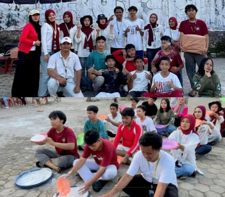 Semarak HUT RI, Warga Beringin Jaya Bersama Mahasiswa KKN Unila Adakan Berbagai Perlombaan