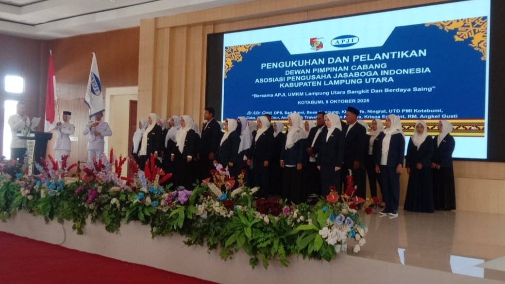 Pengurus DPC APJI Lampung Utara Resmi Dikukuhkan, Siap Kolaborasi Majukan UMKM