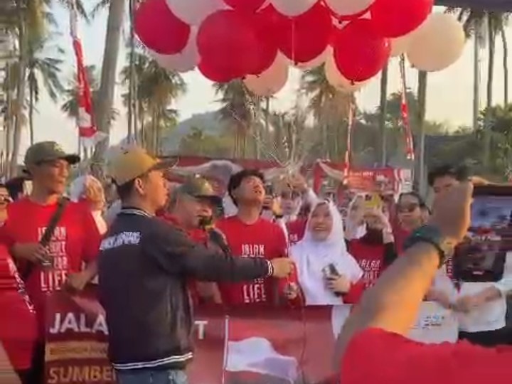 Peringati HUT RI Ke-79 kelurahan Jagabaya Gelar Jalan Sehat 