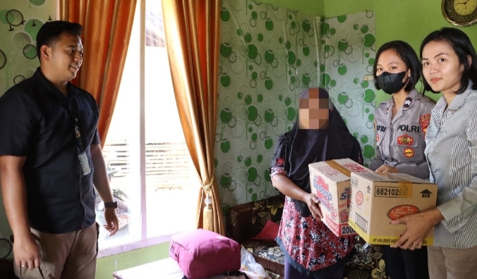 Keluarga Korban Pencabulan Ayah Kandung Dapat Bantuan dari Polres Pringsewu