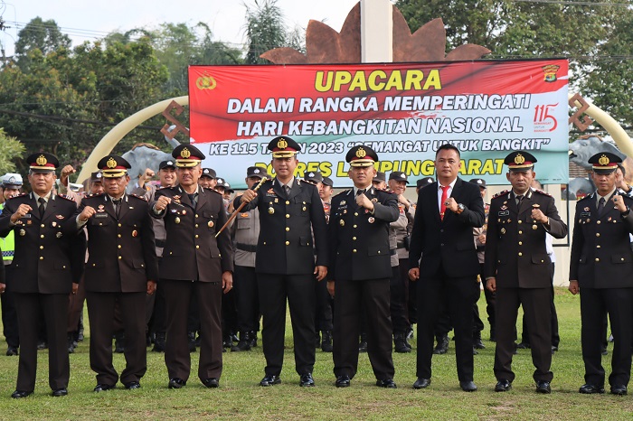 Pimpin Upacara Hari Kebangkitan Nasional ke 115, Kapolres Sampaikan Amanat Menkominfo RI