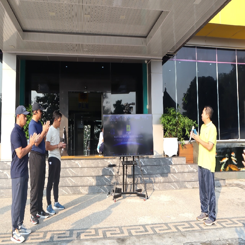 Launching Program Budaya STARS, PLN UID Lampung Tingkatkan Produktivitas Pegawai  dengan Gaya Hidup Sehat