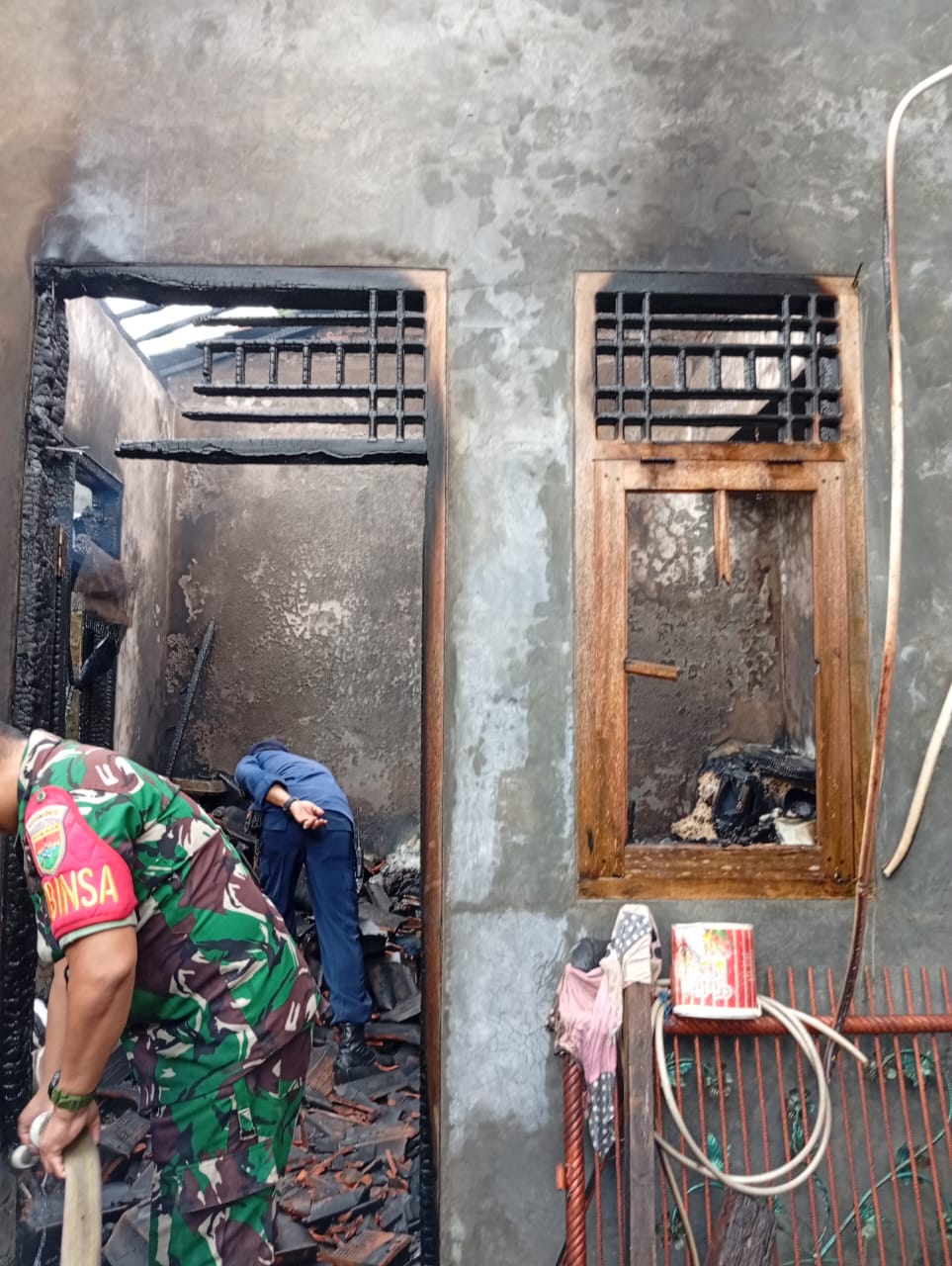 Kebakaran Dapur Rumah di Langkapura, Api Berawal dari Tungku Kayu