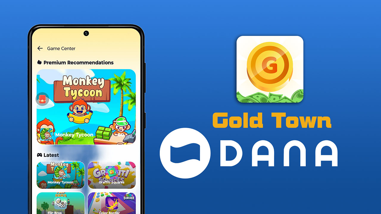 Dapatkan Saldo DANA dari Aplikasi Game Gold Town, Begini Cara Klaimnya