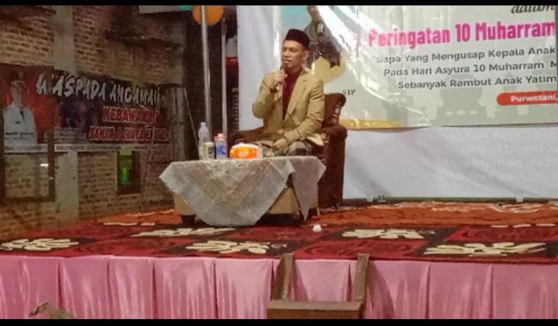 Peringati 10 Muharram 1446 H, Desa Purwotani Gelar Pengajian Akbar dan Santuni Yatim-Piatu 