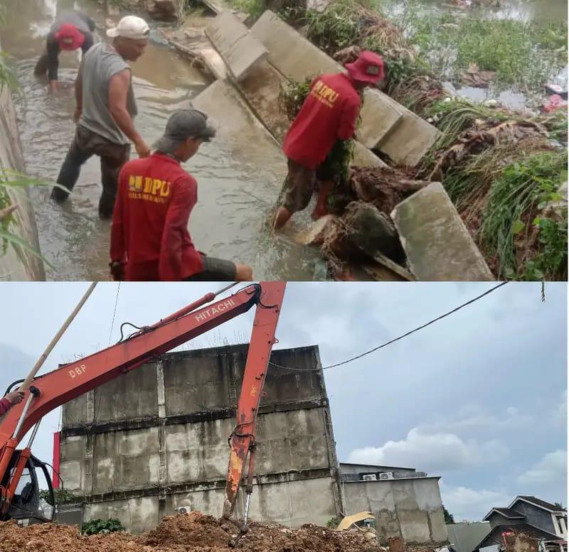 Wali Kota Bunda Eva Perbaiki Talud Jebol dan Tembok Warga di Tanjung Senang