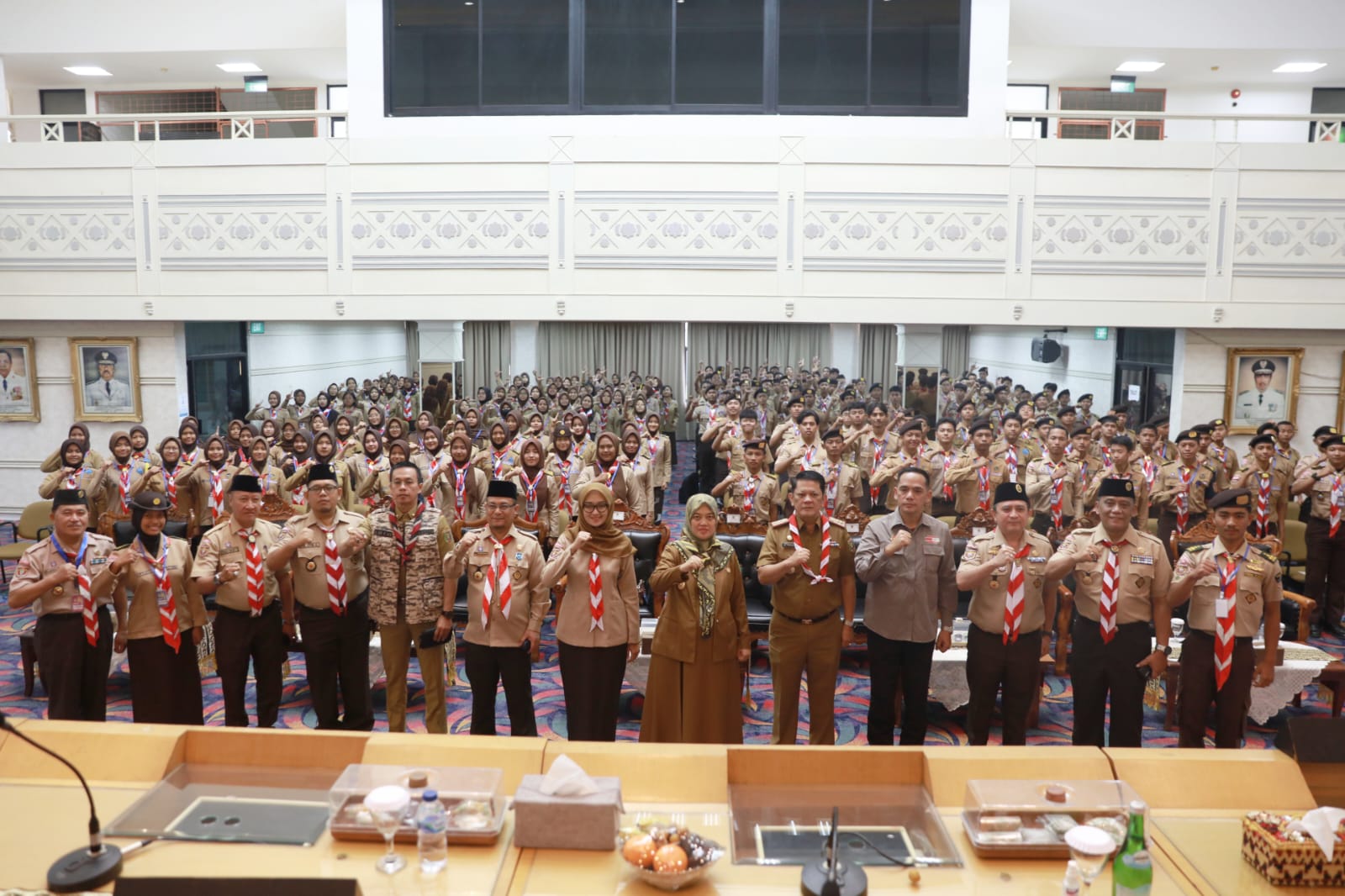 Wagub Nunik Buka Workshop Bela Negara dan Bahaya Radikalisme Kwarda Pramuka Lampung
