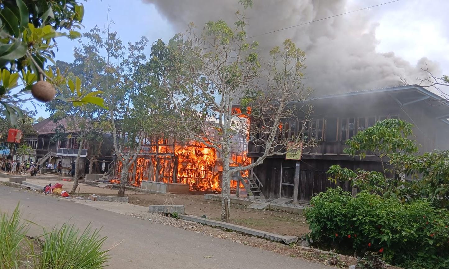 BREAKING NEWS! Kebakaran Hanguskan Rumah Warga di Pekon Kenali