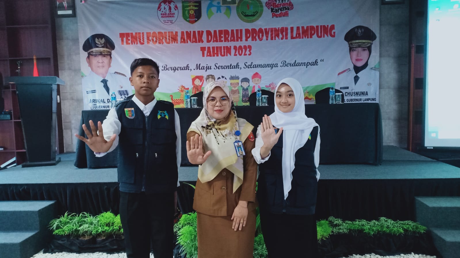 Duta Anak Lampung Barat Ikuti Forum Anak Daerah Tingkat Provinsi 