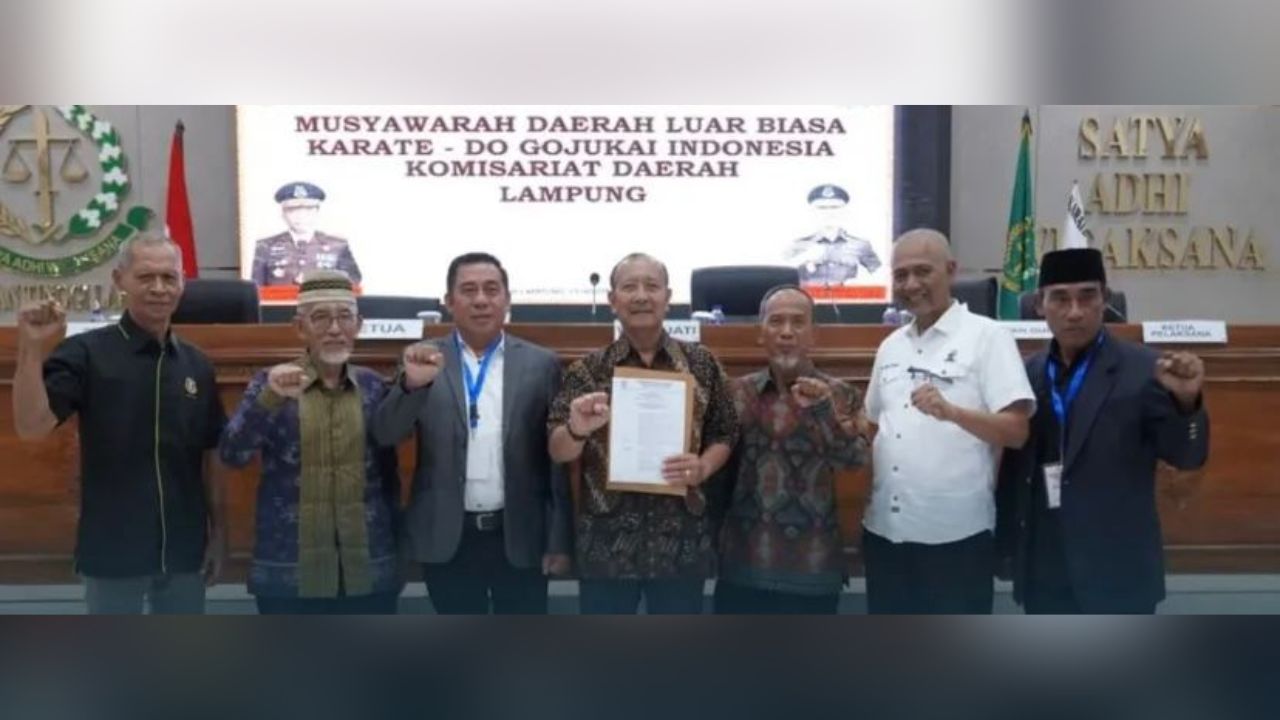 Karate Gojukai Lampung Gelar Musdalub di Kejati, Fokus Tata Kelola Pembinaan