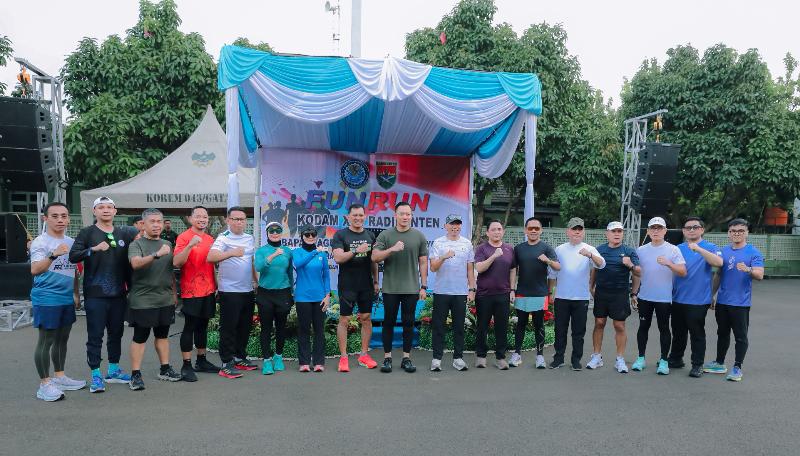 Gubernur Mirza Dampingi Menko AHY dalam Fun Run dan Bahas Kolaborasi Pembangunan Lampung