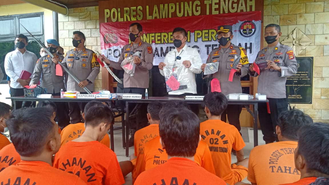 Bentuk Apresiasi, Polda Lampung Rilis Hasil OSK 2022 Polres Lamteng