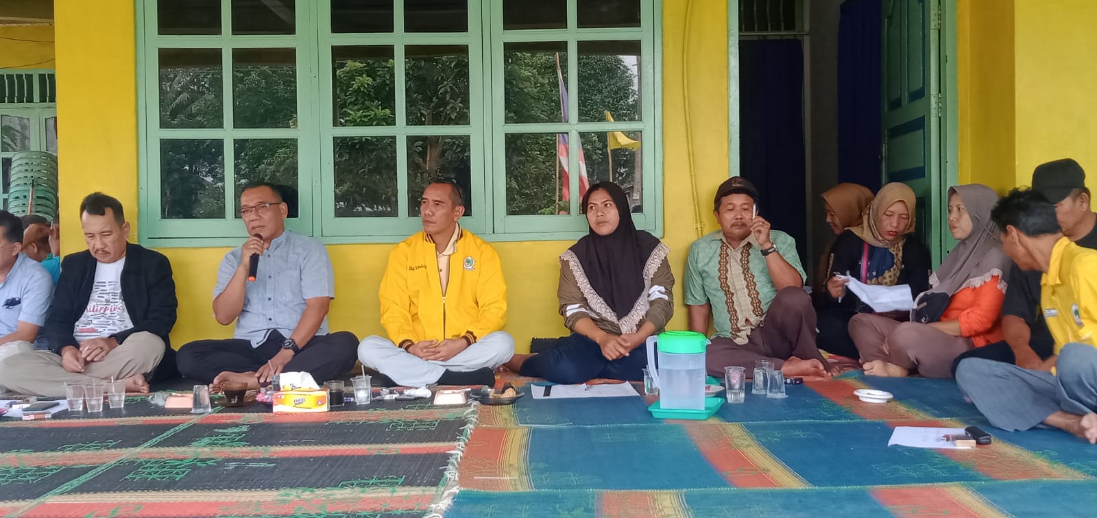 HUT Golkar Ke-58, DPD Lamsel Gelar Jalan Sehat di Jatiagung 