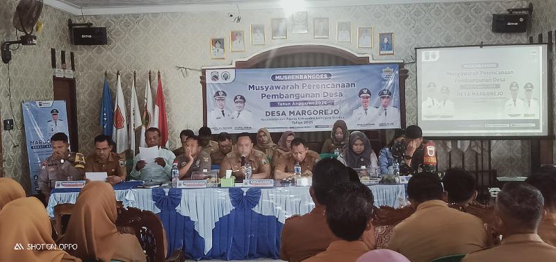 Gelar MusrenbangDes TA 2026, Ini Skala Prioritas Desa Margorejo 