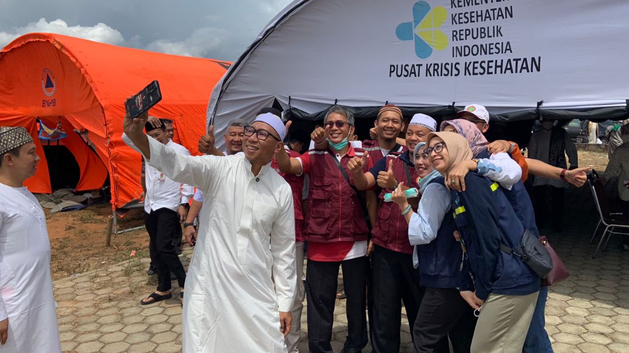 Gubernur Lampung Tinjau Fasilitas Kesehatan dan Sarana Umum di Masjid Al Hijrah Kotabaru