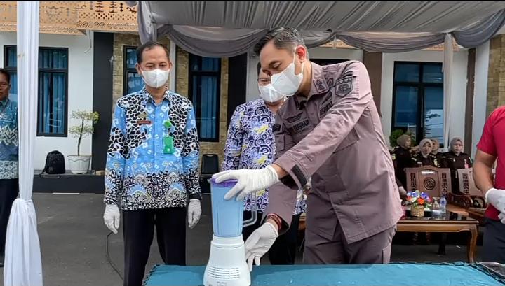Kejari Lampung Utara Musnahkan Barang Bukti 33 Perkara Inkracht