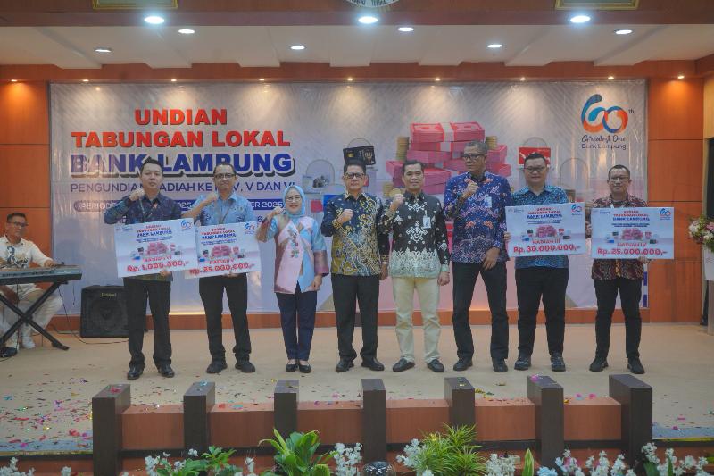 Undian Tabungan Lokal Bank Lampung Dimulai, Total Hadiah Rp1 Miliar